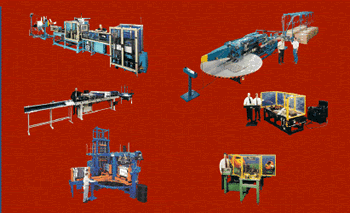 Cut-Off Machinery for micro-multivoid and round tube. Serpentine bending and post bend straightening and twisting machinery.